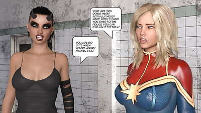Marvel Mädchen vs Bosheit